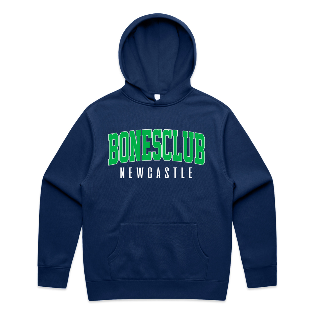Bones Club Green Varsity Hood - Navy
