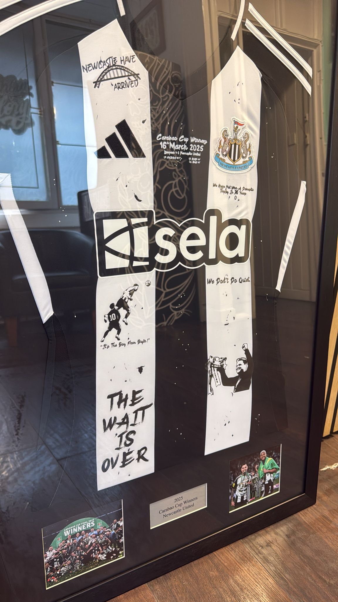1x entry to nufc carabao cup shirt x la customs prize draw