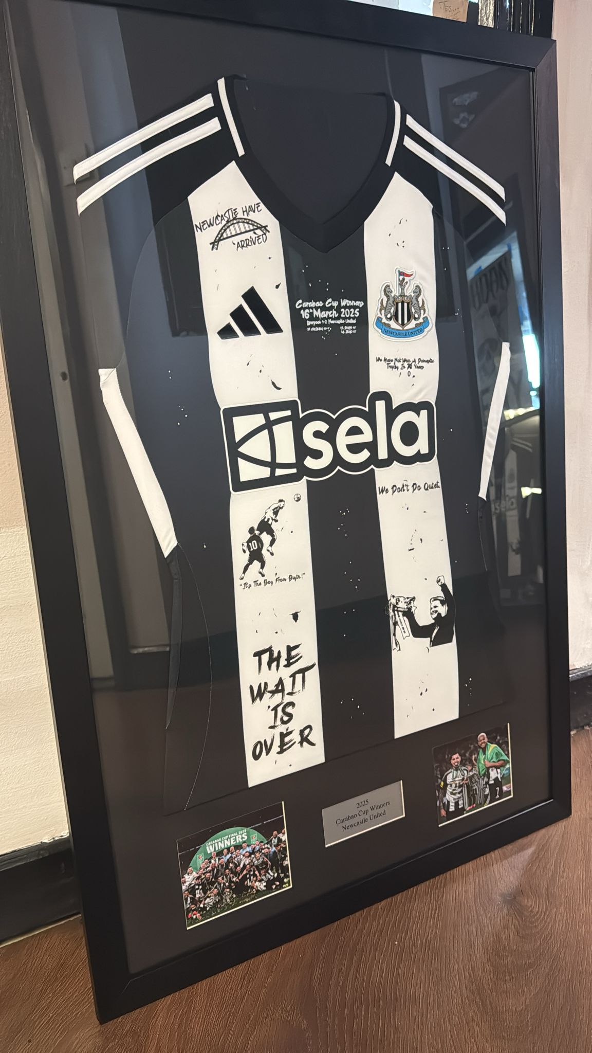 1x entry to nufc carabao cup shirt x la customs prize draw