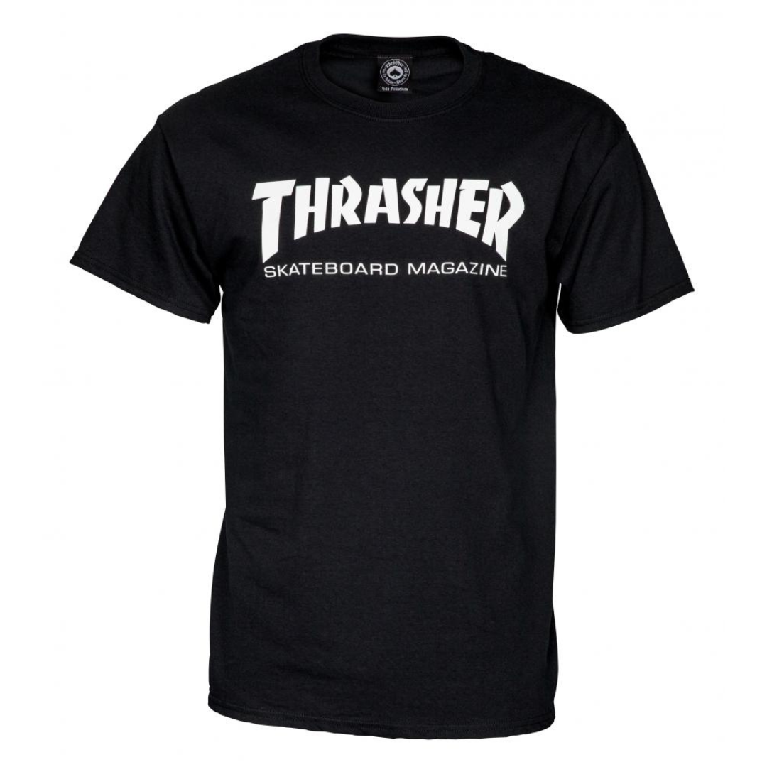 thrasher skate mag tee - black