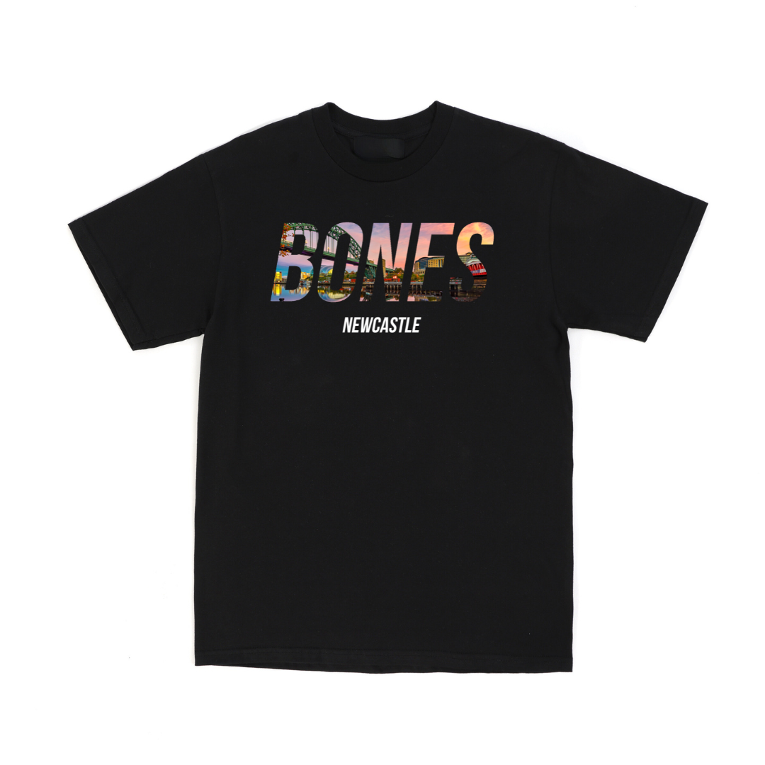 Bones Club Tyne Bridge Tee - Black