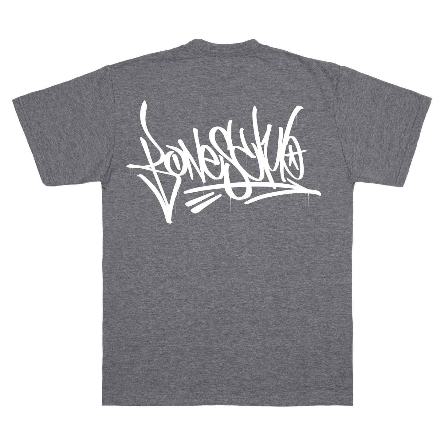 Bones Club Graffiti Tee - Grey