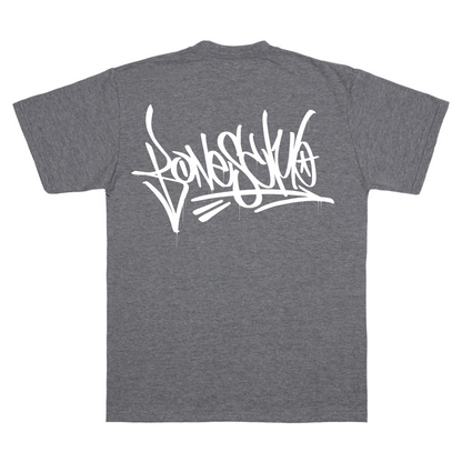 Bones Club Graffiti Tee - Grey