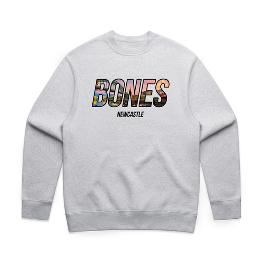 Bones Club Tyne Bridge Sweat - Grey