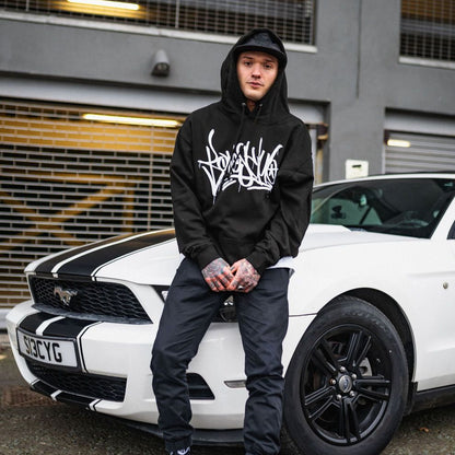 Bones Club Graffiti Hood - Black