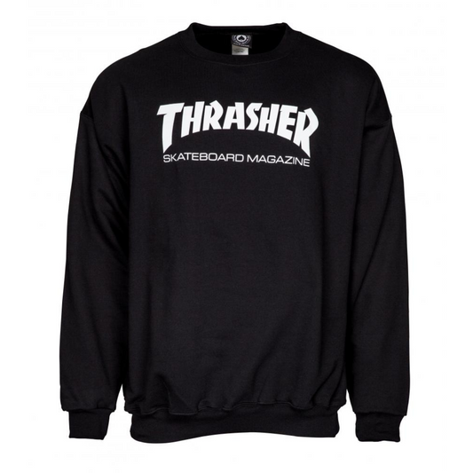 thrasher skate mag crew - black