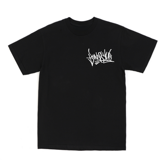 Bones Club Graffiti Tee - Black