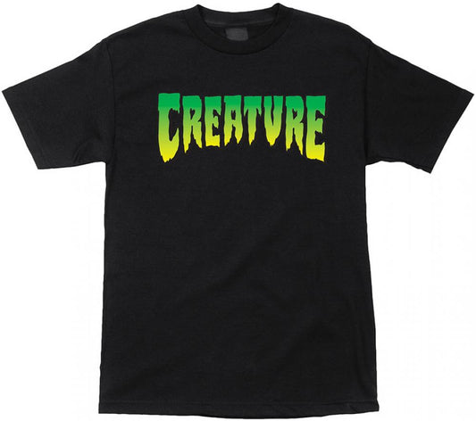 creature tee - black