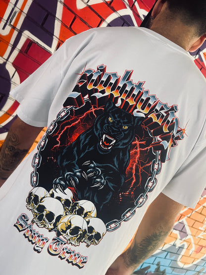 Panther Skull Graphic T-Shirt