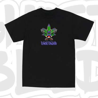 Bones Club x GhostBlood - Weed Tee - Black