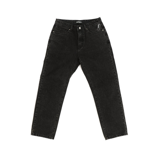 scum - asthma jeans - black