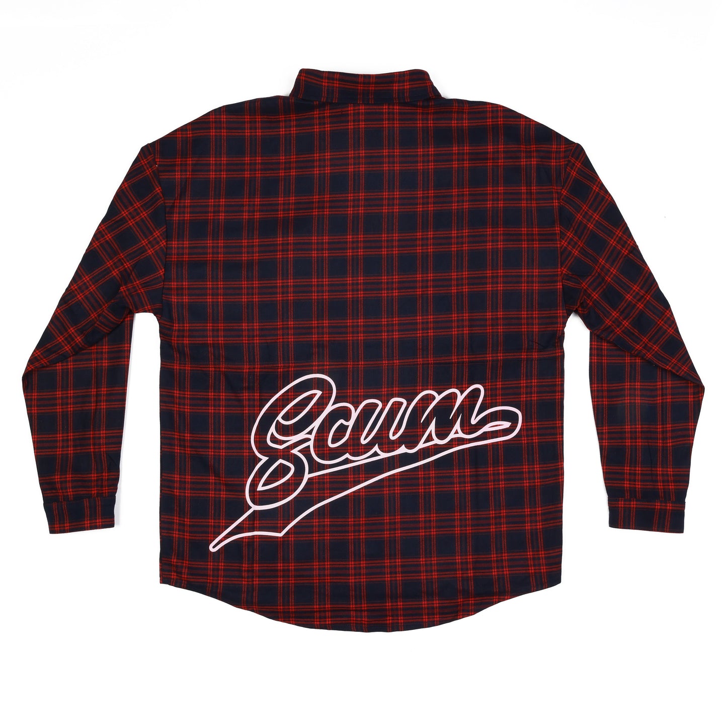 scum - lumberjack shirt - red & black