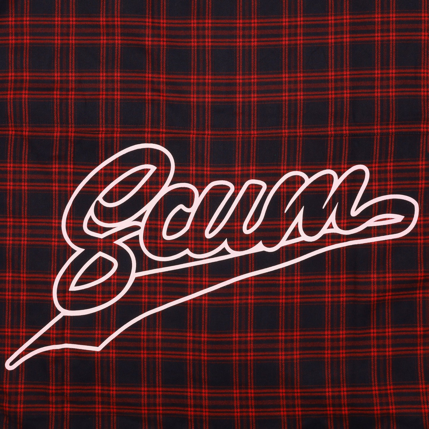 scum - lumberjack shirt - red & black