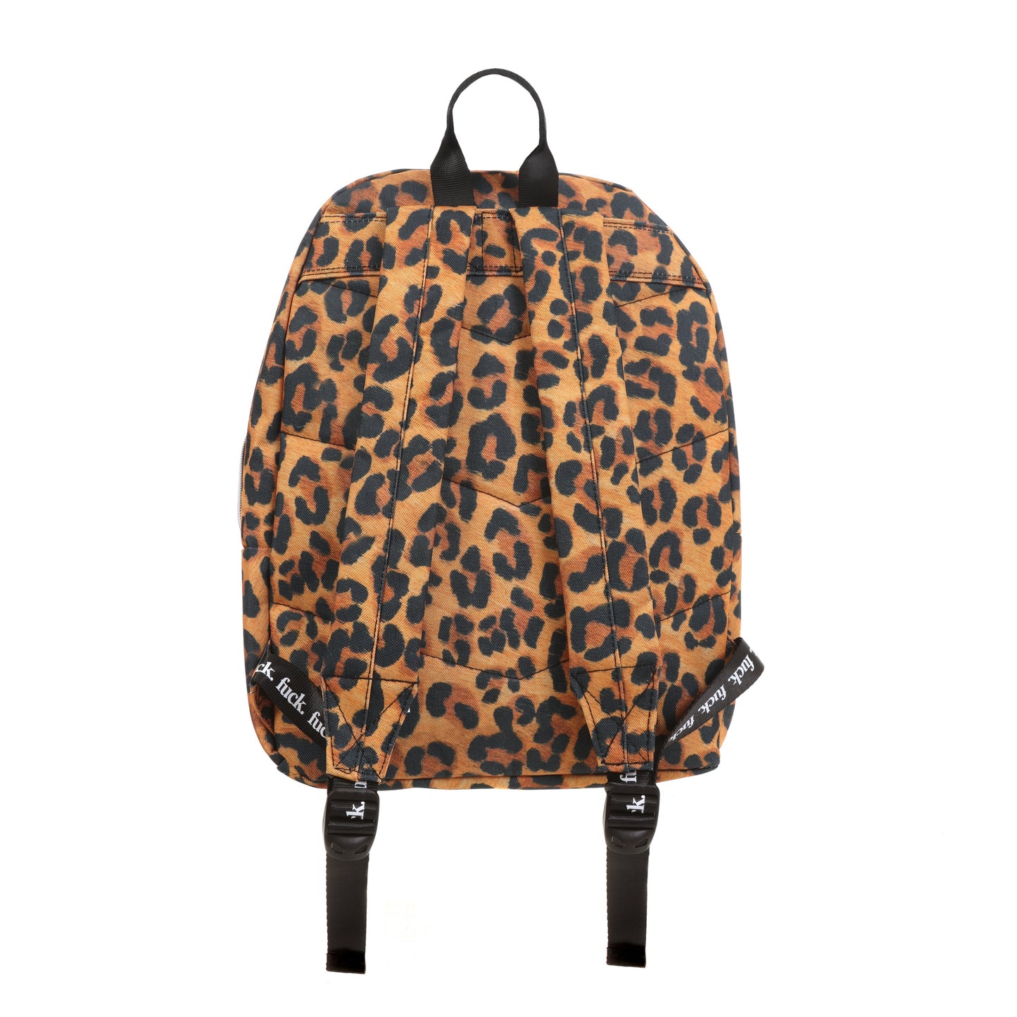 scum - leopard print back pack