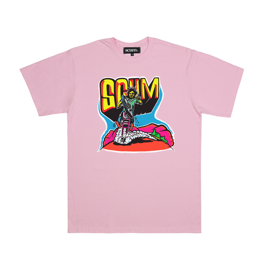 scum - honda pink tee