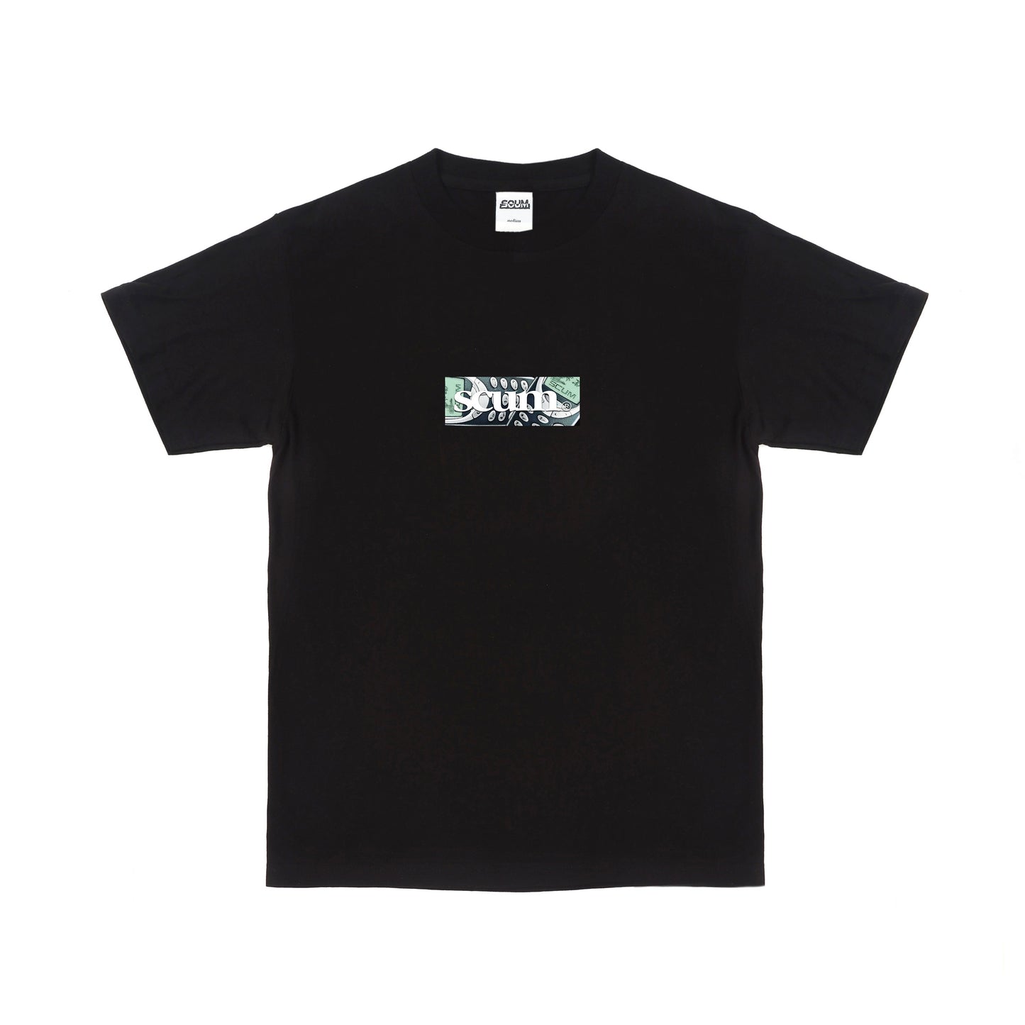 scum - mockia logo tee - black