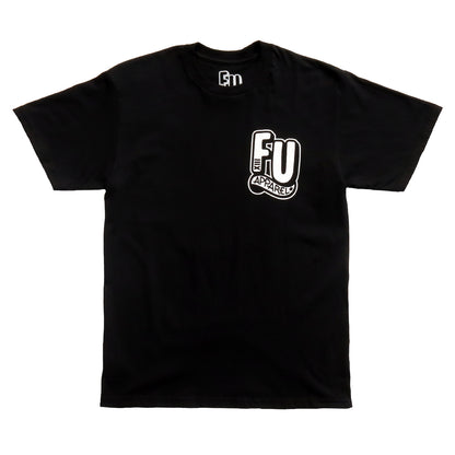 FU Travelling Mickey - Black Tee