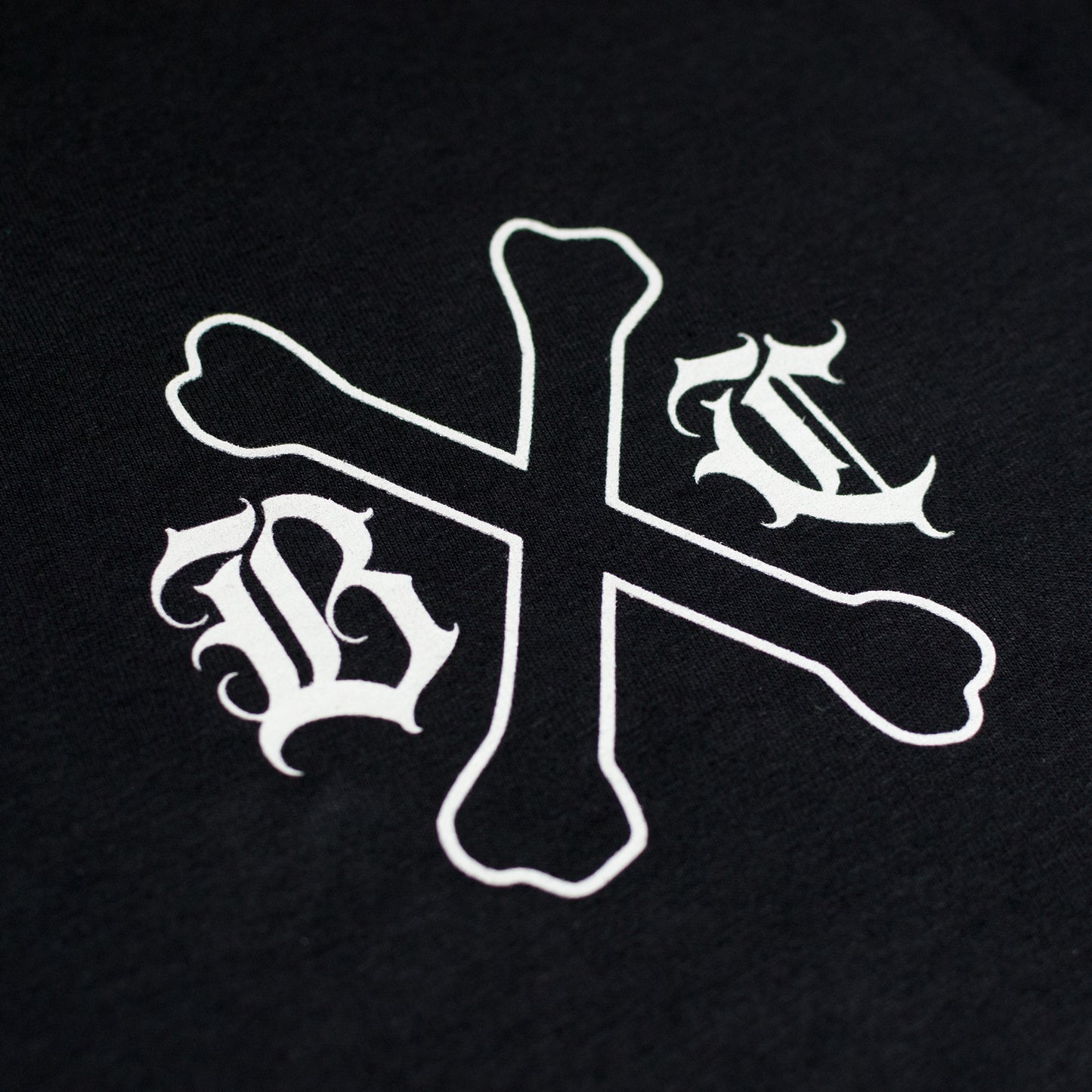 Bones Club Crossbones Tee in Black