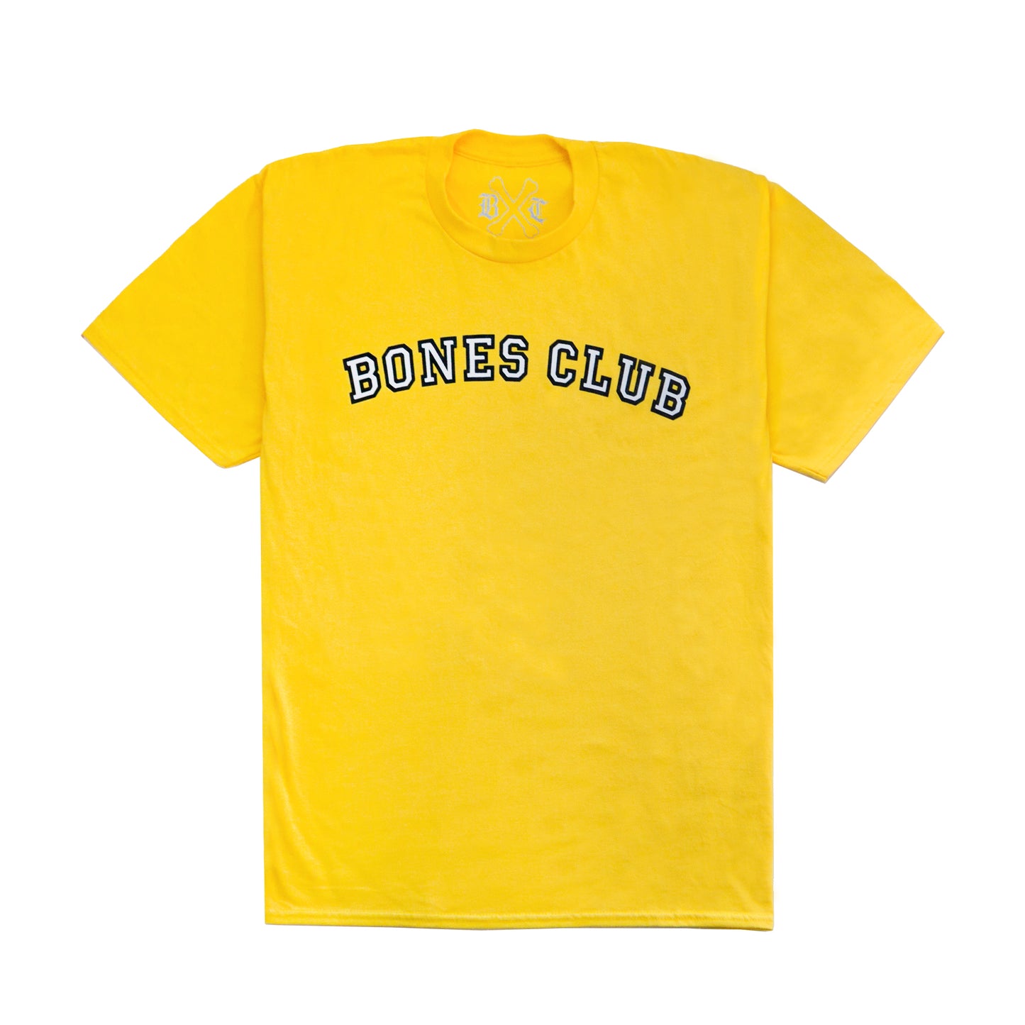 Bones Club Varsity Tee Yellow