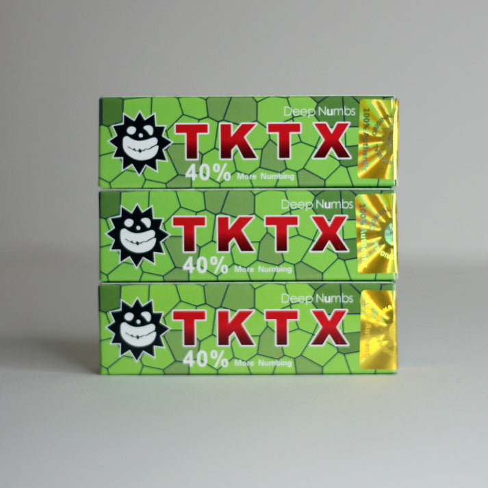 3x Tattoo Numbing Cream - TKTX Green